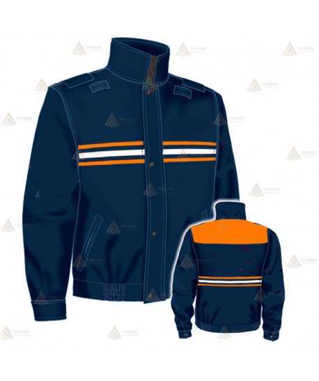 Cazadora softshell bicolor para Protección Civil