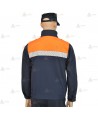Cazadora softshell bicolor con cinta reflectante segmentada para Protección Civil