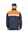 Cazadora softshell bicolor con cinta reflectante para Protección Civil