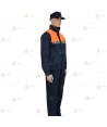 Cazadora softshell bicolor con damero reflectante para Protección Civil