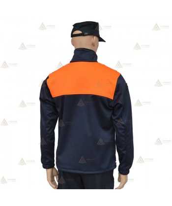 Chaqueta softshell bicolor con membrana PU para Protección Civil