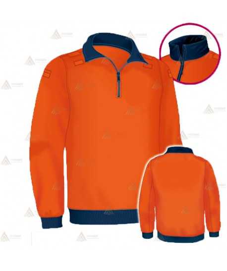 Jersey softshell bicolor con membrana PU para Protección Civil