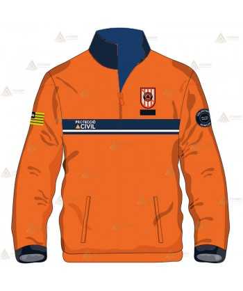 Jersey softshell con membrana PU para Protección Civil de Baleares