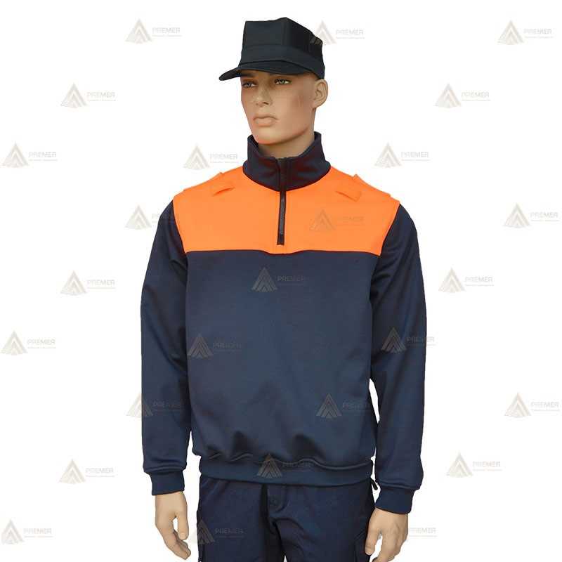 Jersey softshell bicolor con membrana PU para Protección Civil