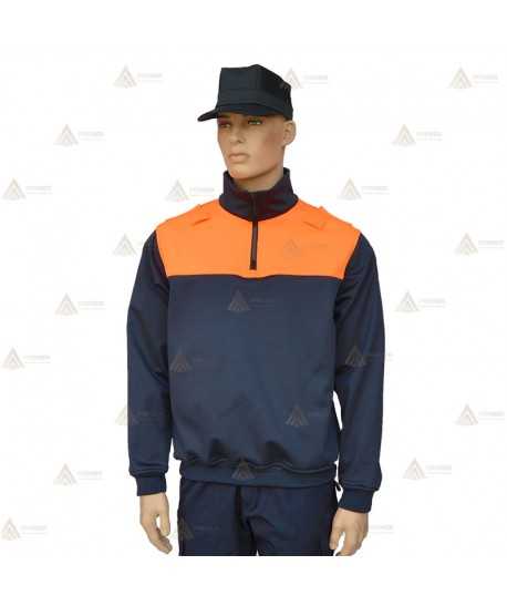 Jersey softshell bicolor con membrana PU para Protección Civil