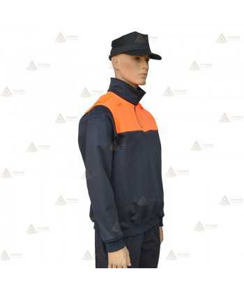 Jersey softshell bicolor con membrana PU para Protección Civil