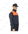Jersey softshell bicolor con membrana PU para Protección Civil