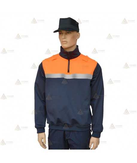 Jersey softshell con cinta reflectante membrana PU para Protección Civil