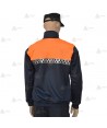 Jersey softshell con cinta damero reflectante y membrana PU para Protección Civil