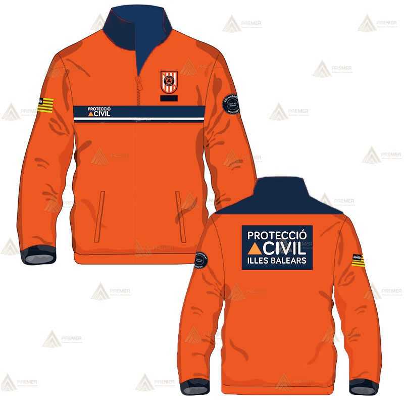 Jersey polar bicolor para Protección Civil de Baleares