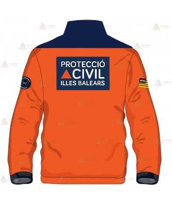 Chaqueta polar bicolor para Protección Civil de Baleares