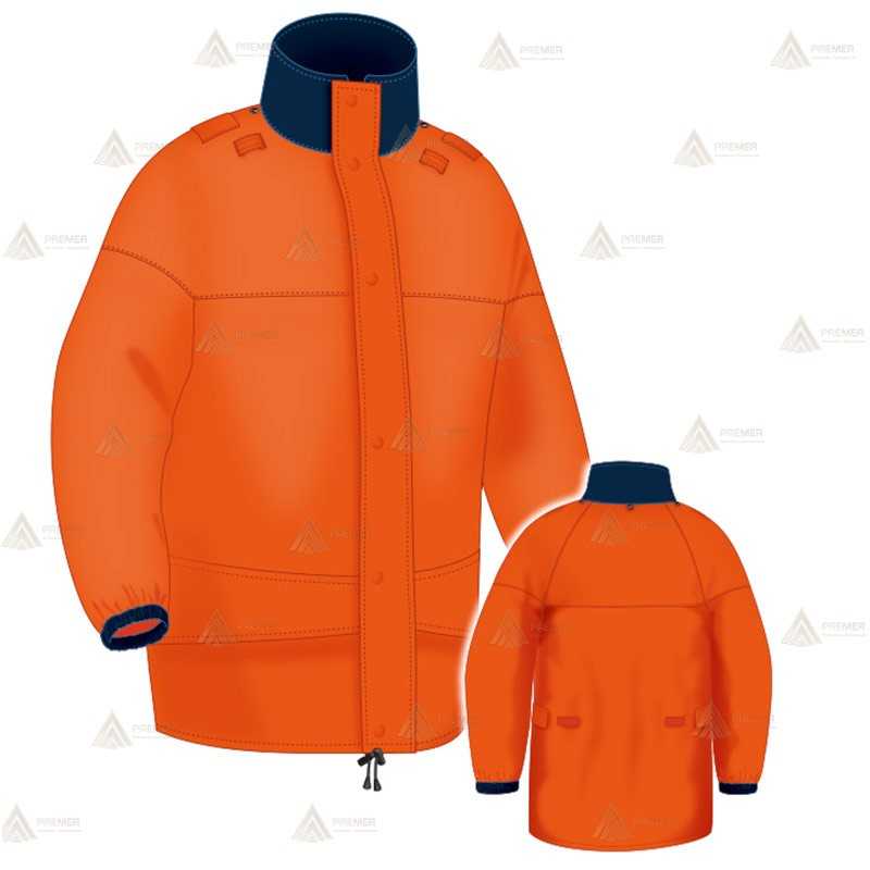 Chubasquero bicolor con membrana PTFE para Protección Civil de Baleares