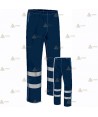 Pantalón impermeable y transpirable con  cintas reflectantes  y membrana PTFE para Policía Local