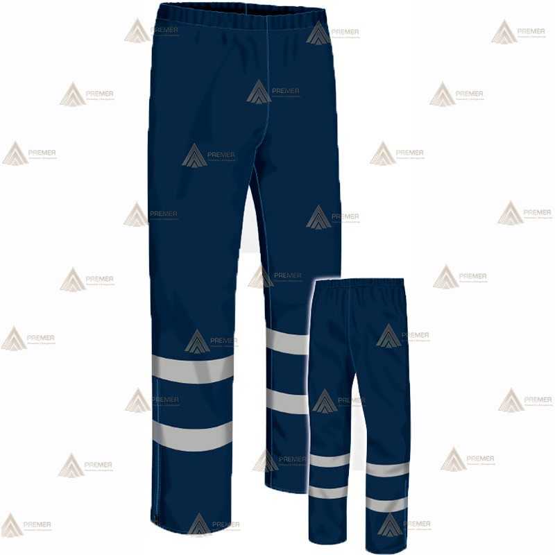 Pantalón impermeable con cintas reflectantes para Policía Local