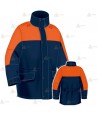 Parka acolchada bicolor con membrana PTFE para Protección Civil