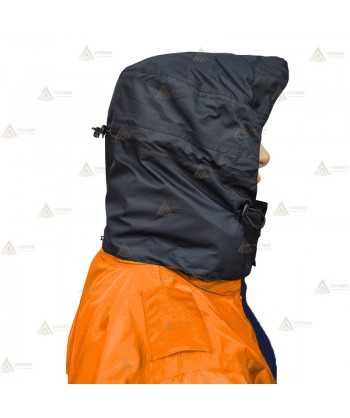 Parka bicolor con cinta segmentada, forro desmontable  y membrana PTFE para Protección Civil