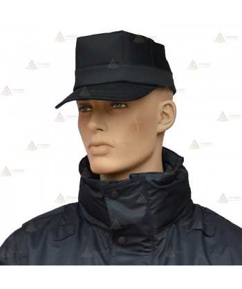 Parka azul marino con forro desmontable y membrana PTFE para Policía Local