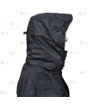 Parka azul marino con forro desmontable, damero reflectante  y membrana PTFE para Policía Local