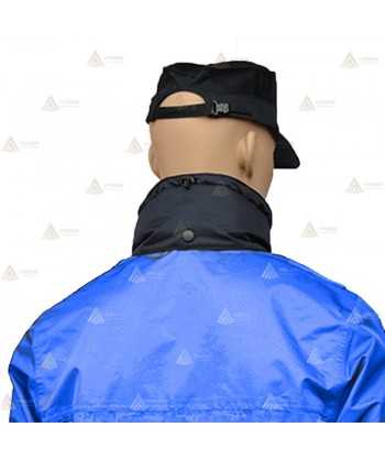 Parka azul marino y azul tropical con forro desmontable y membrana PTFE para Policía Local