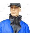 Parka azul marino y azul tropical con forro desmontable y membrana PTFE para Policía Local