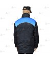 Parka azul marino y azul tropical con forro desmontable y membrana PTFE para Policía Local
