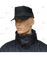 Parka azul marino con damero azul, forro desmontable y membrana impermeable PTFE para Policía Local