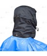 Parka azul marino y azul tropical con damero reflectante color plata, forro desmontable y membrana PTFE para Policía Local