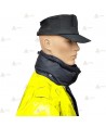 Parka azul marino y amarillo flúor con cinta reflectante, forro desmontable y membrana impermeable PTFE para Policía Local