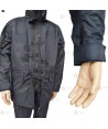 Parka azul marino y amarillo flúor con forro desmontable y membrana impermeable PTFE para Policía Local