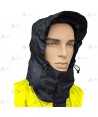 Parka azul marino y amarillo flúor con forro desmontable y membrana impermeable PTFE para Policía Local