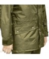 Parka color verde militar con forro desmontable y membrana PTFE para Agentes Forestales
