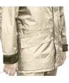 Parka color arena y verde militar con forro desmontable y membrana PTFE para Agentes Forestales