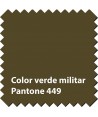 Parka color verde militar con forro desmontable y membrana PTFE para Agentes Forestales