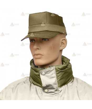 Parka color arena y verde militar con forro desmontable y membrana PTFE para Agentes Forestales