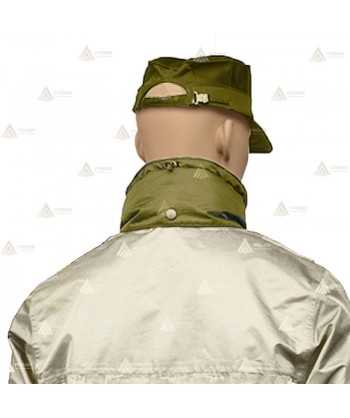Parka color arena y verde militar con forro desmontable y membrana PTFE para Agentes Forestales