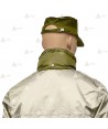 Parka color arena y verde militar con forro desmontable y membrana PTFE para Agentes Forestales
