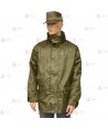 Parka color verde militar con forro desmontable y membrana PTFE para Agentes Forestales