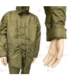 Parka color verde militar con forro desmontable y membrana PTFE para Agentes Forestales
