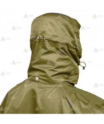 Parka color verde militar con forro desmontable y membrana PTFE para Agentes Forestales