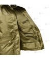 Parka color verde militar con forro desmontable y membrana PTFE para Agentes Forestales