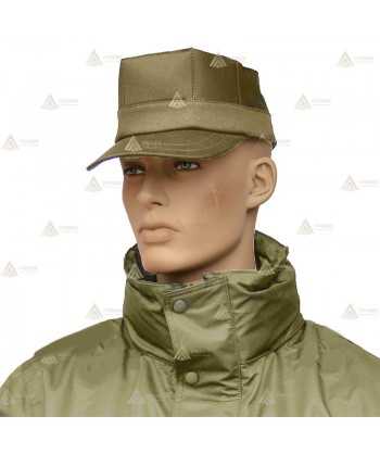 Parka color verde militar con forro desmontable y membrana PTFE para Agentes Forestales