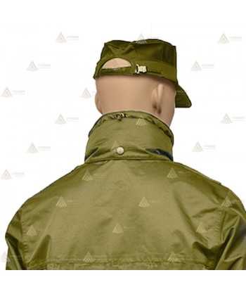 Parka color verde militar con forro desmontable y membrana PTFE para Agentes Forestales