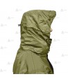 Parka color verde militar con forro desmontable y membrana PTFE para Agentes Forestales