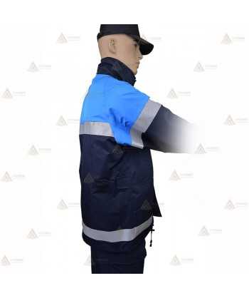 Chaqueta impermeable y transpirable con membrana PTFE para Policía Local