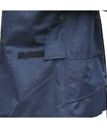 Chaqueta impermeable y transpirable con membrana PTFE y cintas reflectantes tipo damero para Protección Civil