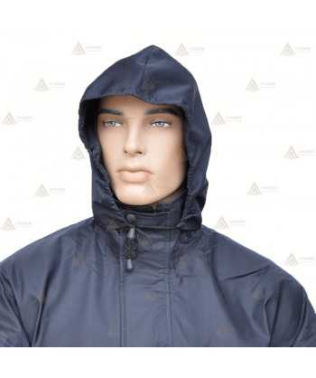 Chaqueta impermeable y transpirable con dameros reflectantes y membrana PTFE para Policía Local