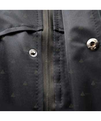 Chaqueta impermeable y transpirable con dameros reflectantes y membrana PTFE para Policía Local