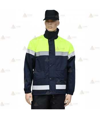 Chaqueta impermeable y transpirable con membrana PTFE para Policía Local
