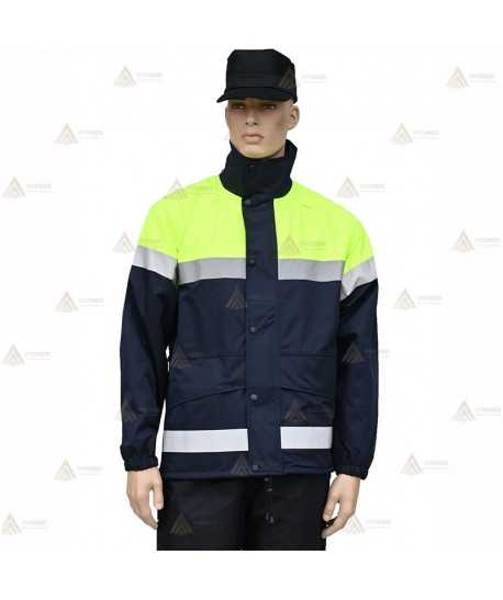Chaqueta impermeable y transpirable con membrana PTFE para Policía Local