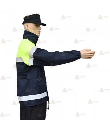 Chaqueta impermeable y transpirable con membrana PTFE para Policía Local
